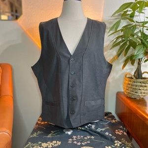 Mens Alfani 5 button vest with adjustable back